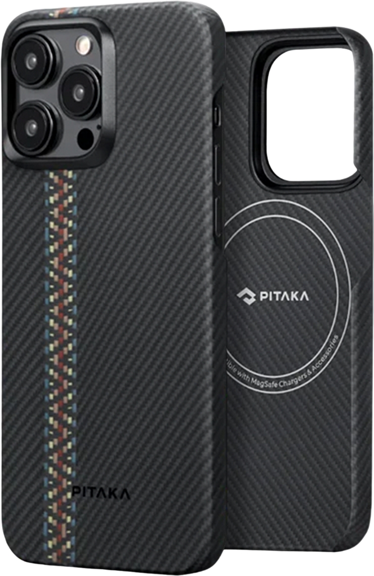 Чохол-накладка Pitaka MagEZ Case 4 Fusion Weaving Rhapsody для iPhone 15 Plus